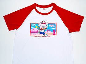 画像：プ～ちゃん Tシャツ 赤